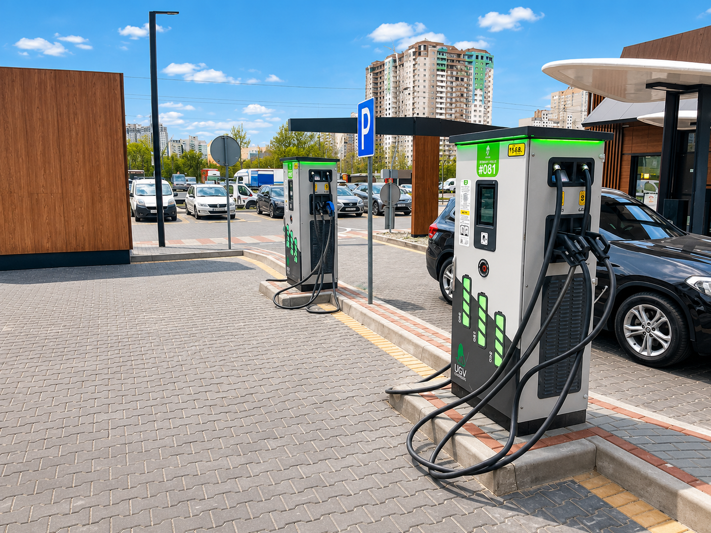 Installed UGV Chargers DC charging station