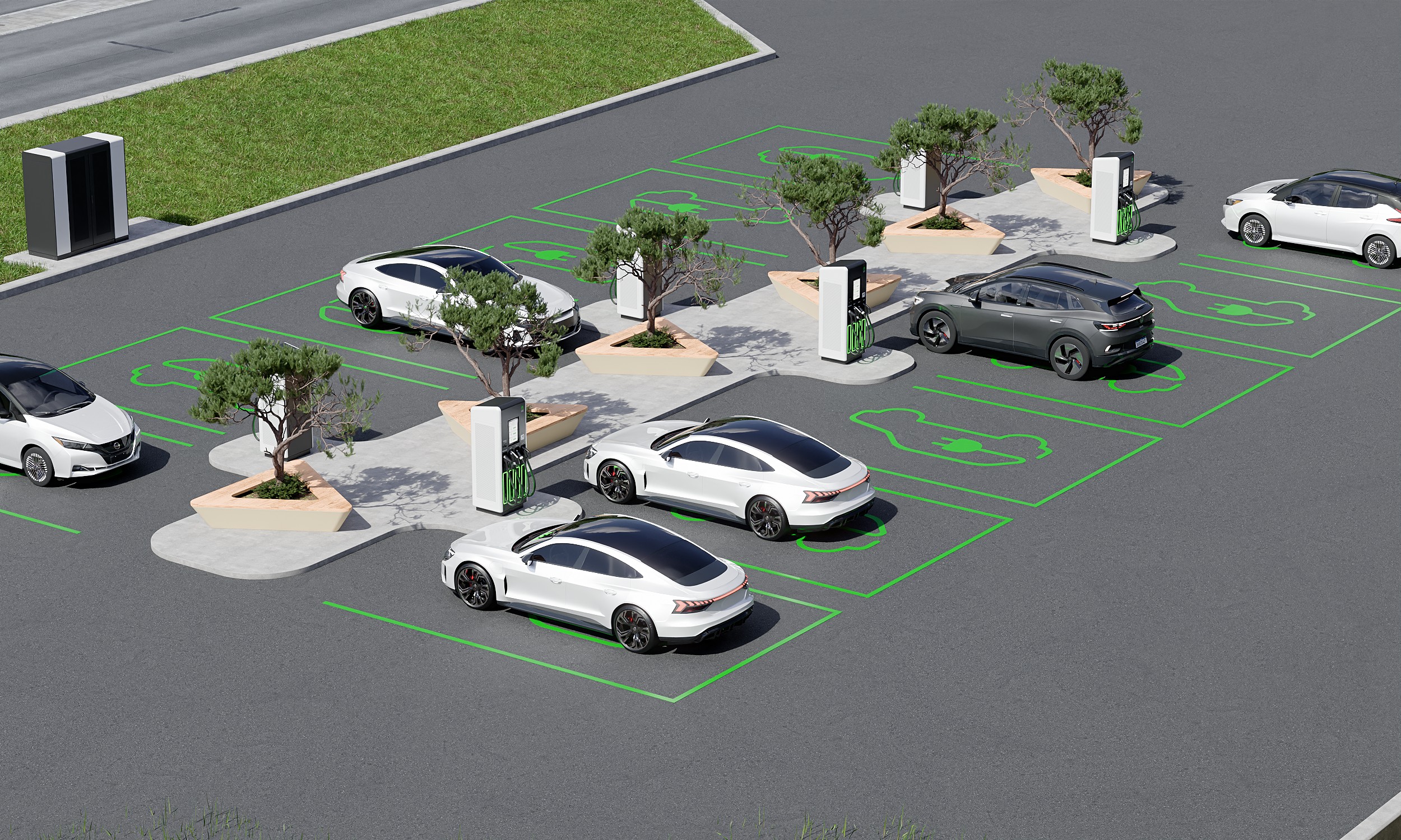 Split DC System UGV Chargers