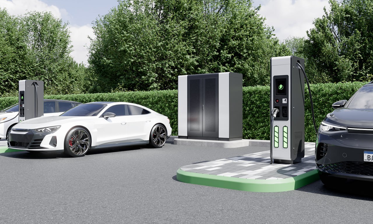 UGV Chargers split charging system — visualisation